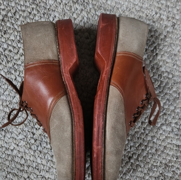 9 1/2 POLO Ralph Lauren vintage saddle shoes bucks nubuck main image 8
